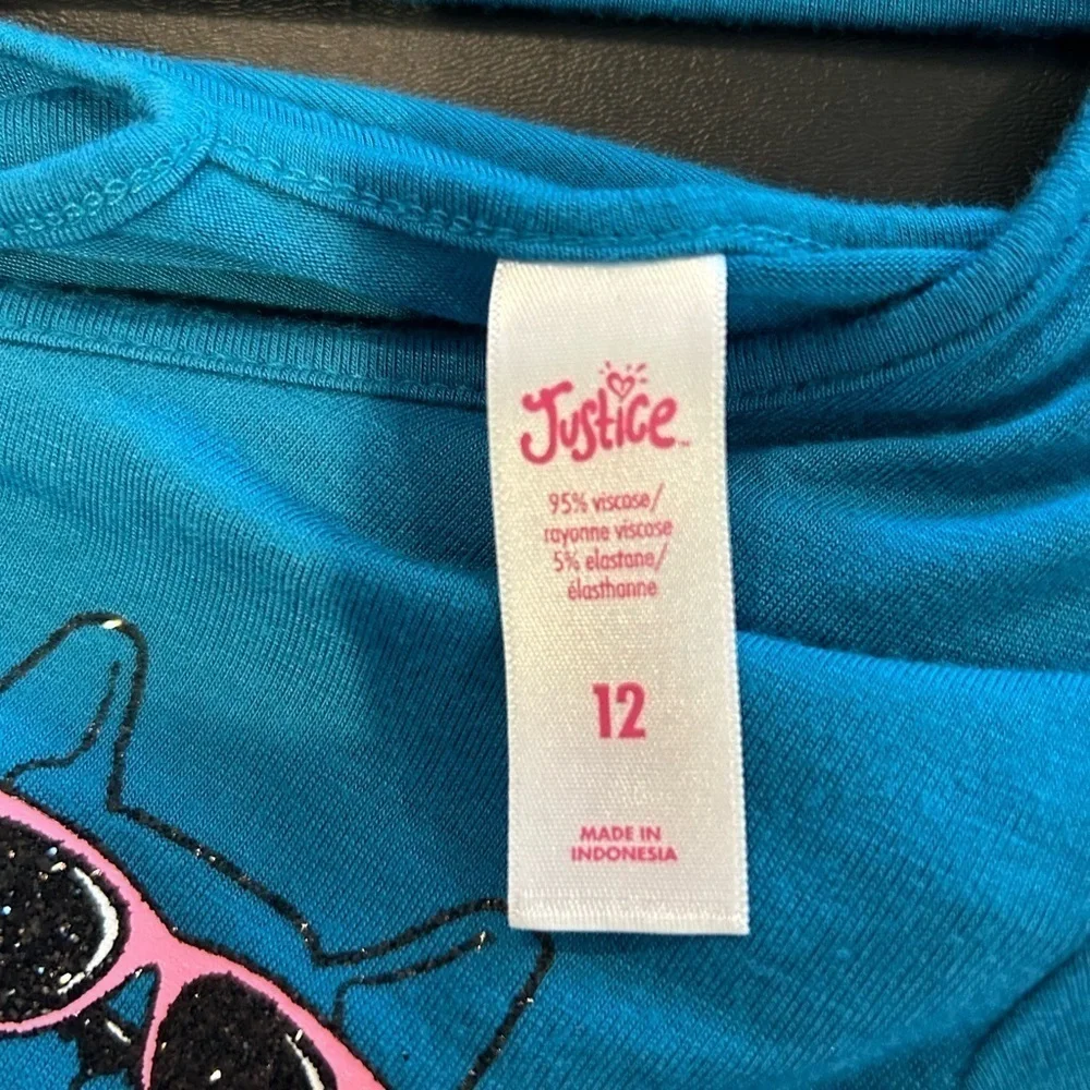 097. Justice Girls Pet Dress tie back